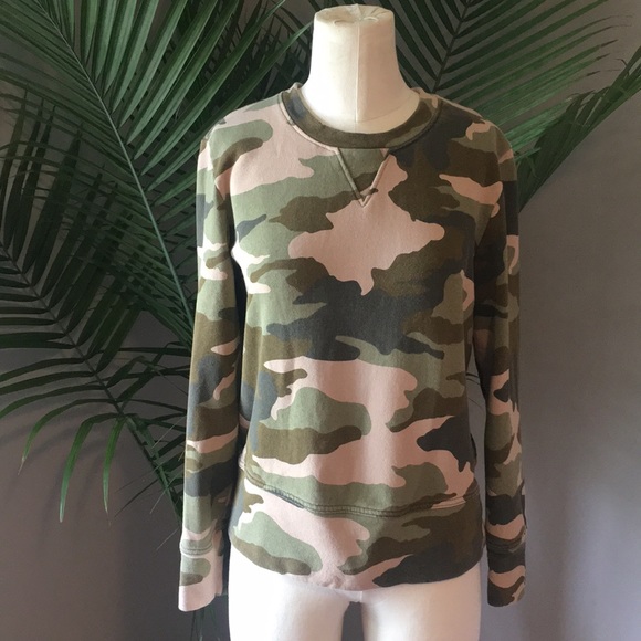 Madewell Miles Camo Sweatshirt 